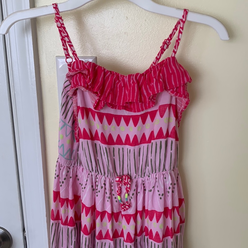 Cat & Jack pink design maxi dress size 8